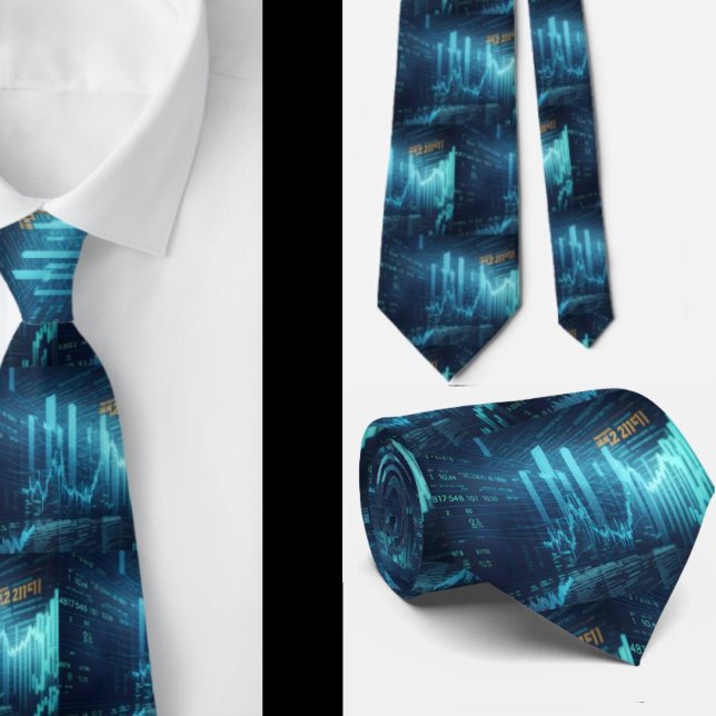Börsenmakler-Finanzplaner Neckties Krawatte (Von Creator hochgeladen)