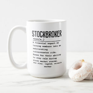 Börsenmakler Kaffeetasse