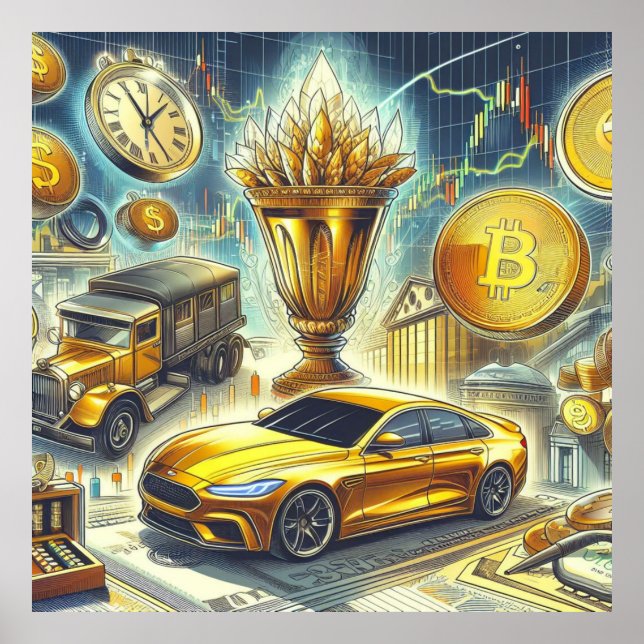 Börsenplakat Poster (Vorne)