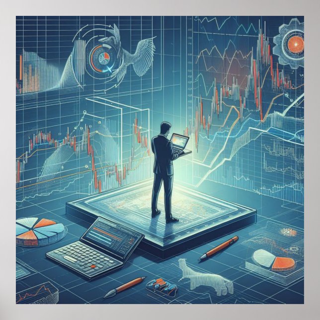 Börsenplakat Poster (Vorne)