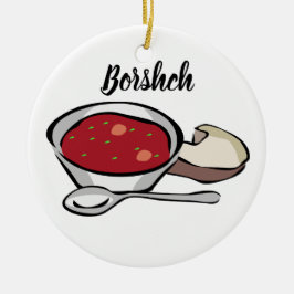 Borshch Keramik Weihnachtsbaum Keramikornament