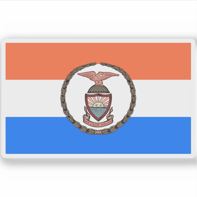 Borstflagge Aufkleber (Vorderseite)