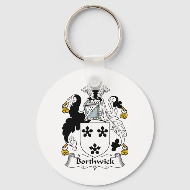 Borthwick Familienwappen Schlüsselanhänger (Vorderseite)