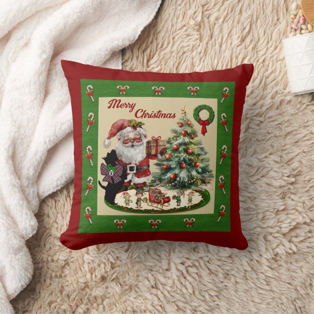 Borthwick Scottie & Weihnachten Kissen (Decke)