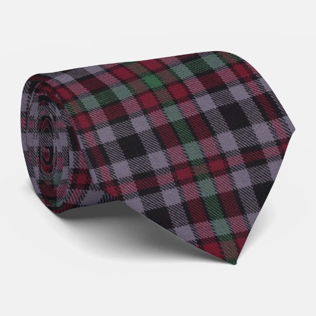Borthwick Scottish Clan Tartan Krawatte (Gerollt)