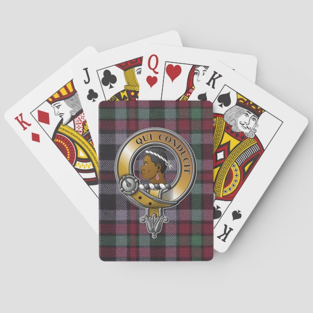 Borthwick Tartan & Abzeichen Spielkarten (Rückseite)
