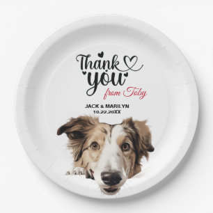 Borzoi Dog Pappteller