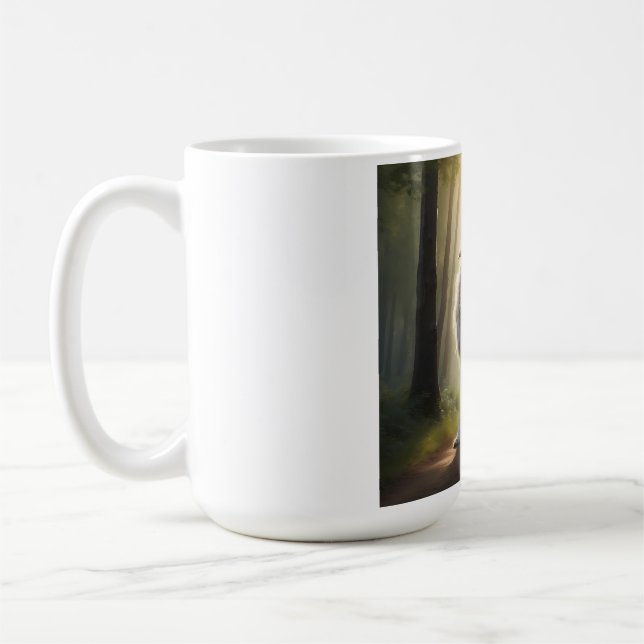 Borzoi Elegant Breed Coffee Tasse (Links)