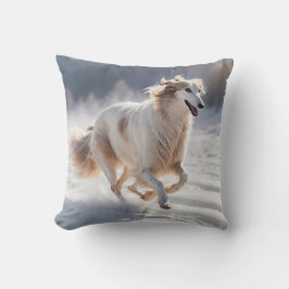 Borzoi Elegant Breed Throw Kissen