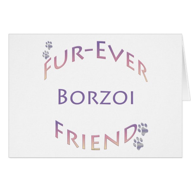 Borzoi Furever (Vorderseite (Horizontal))