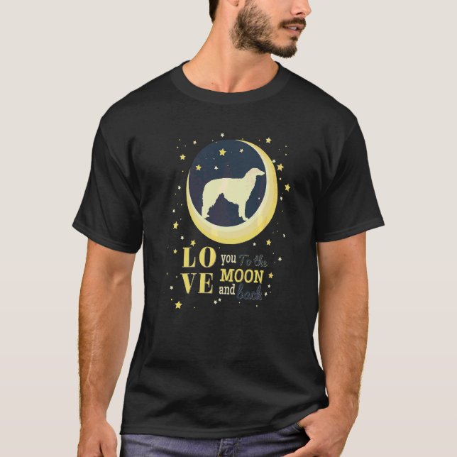 Borzoi-Hunderasse  1 T-Shirt (Vorderseite)