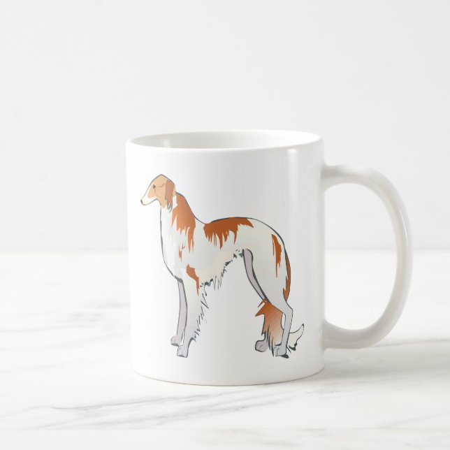 Borzoi Kaffeetasse (Rechts)