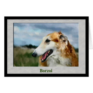 Borzoi-Kunst-Geschenke