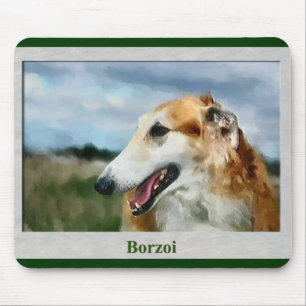 Borzoi Kunstgeschenke Mousepad