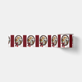 Borzoi Merry Christmas Ripsband