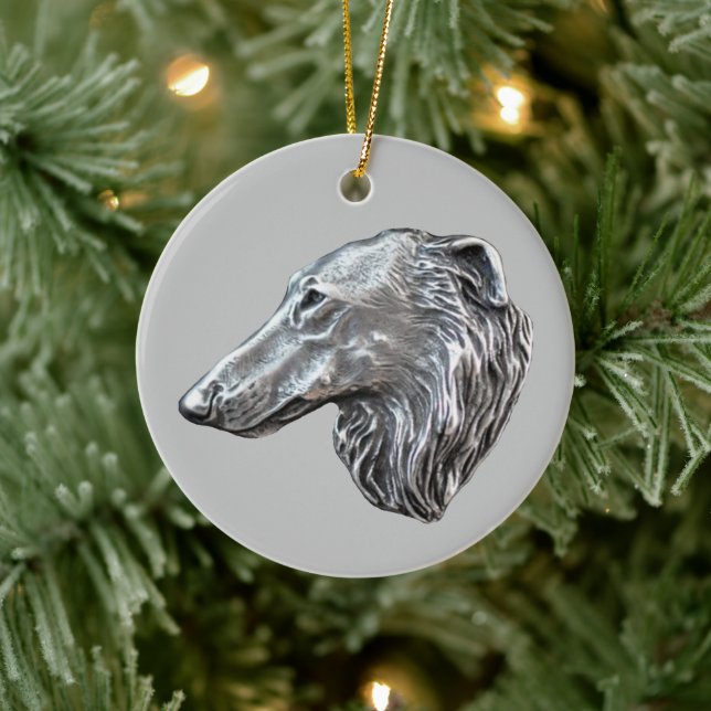 Borzoi Ornament (Baum)