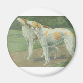 Borzoi (Russischer Wolfhound) Magnet