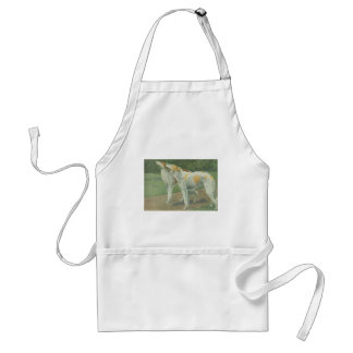 Borzoi (russischer Wolfhound) Schürze