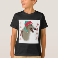 Borzoi Santa Paws