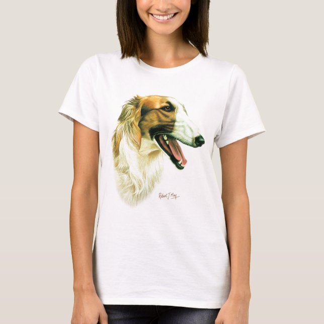 Borzoi T-Shirt (Vorderseite)