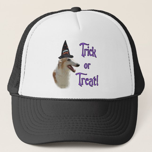 Borzoi Trick Truckerkappe (Vorderseite)