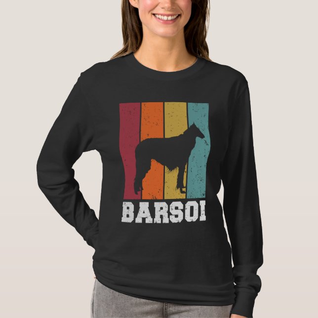 Borzoi Vintage  2 T-Shirt (Vorderseite)