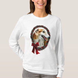 Borzoi Weihnachtsgeschenke T-Shirt