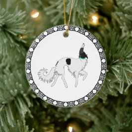 Borzoi Weihnachtsschmuck
