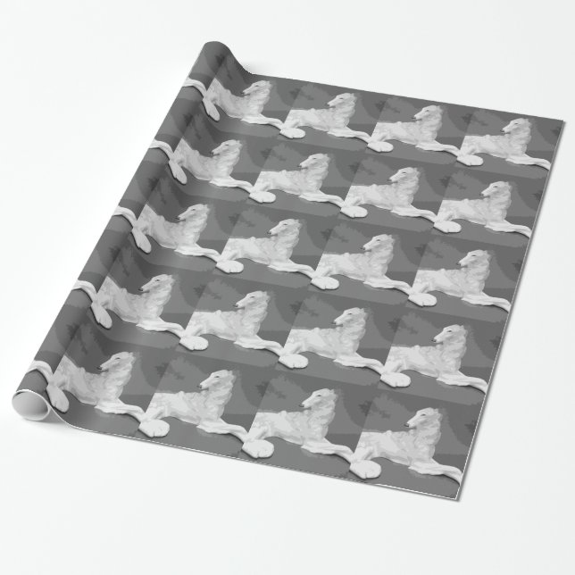 BorzoiSophisticate Geschenkpapier (Ungerollt)