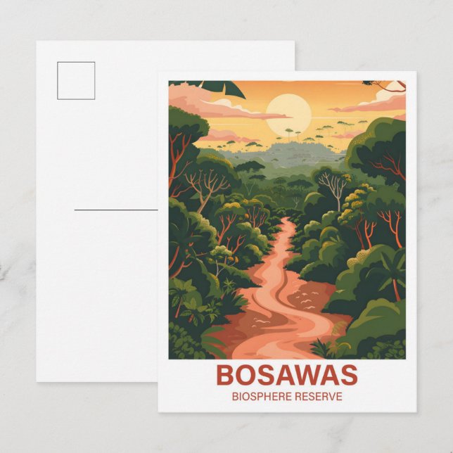 Bosawas Biosphere Reserve Nicaragua Travel Postkarte (Vorne/Hinten)