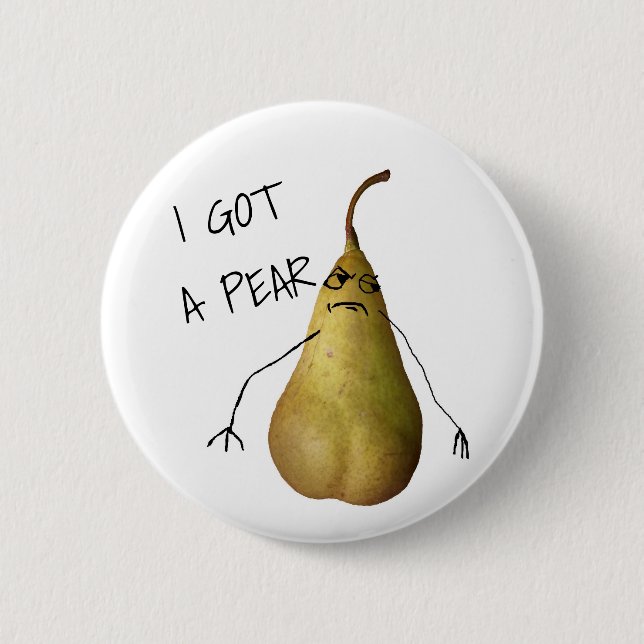 Bosc I got eine Birne Button (Vorderseite)