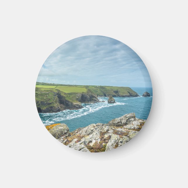 Boscastle an der Atlantikküste von Cornwall, Großb Magnet (Vorne)