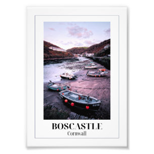 Boscastle, Cornwall Fotodruck