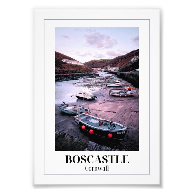 Boscastle, Cornwall Fotodruck (Vorne)