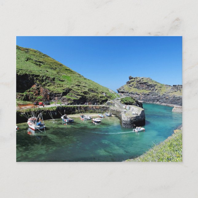 Boscastle Postkarte (Vorderseite)