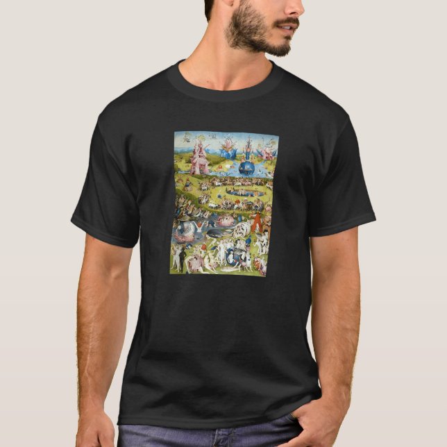 Bosch der Garten irdischen Freude 2 für Künstler T-Shirt (Vorderseite)