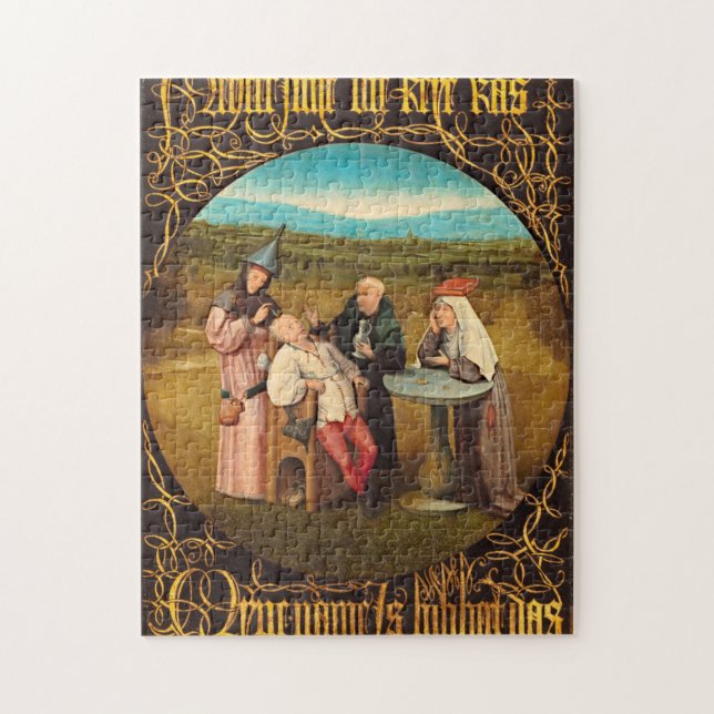 Bosch, Hieronymus - Auszug aus dem Stein von Madne (Vertikal)