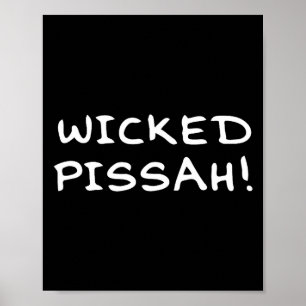 Böse Ah! Lustig Großartig Er New England Poster