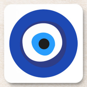 Böse Augen uraltes Symbol antike Talisman Superla Getränkeuntersetzer
