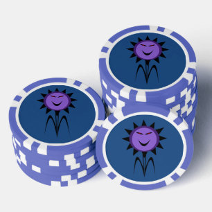 Böse Blume Kawaii Goth Halloween Pokerchips