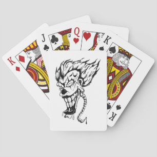 Böse Clown Poker Spielkarten