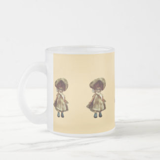 BÖSE DORA-PUPPE, gruselige Puppen-Produkt unheimli Mattglastasse