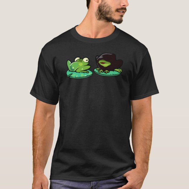 Böse Frösche geben schlechte Ideen T-Shirt (Vorderseite)