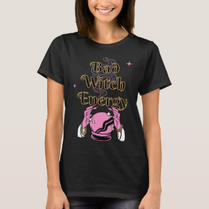 Böse Hexe Grusel Halloween Erwachsene Grafik Energ T-Shirt
