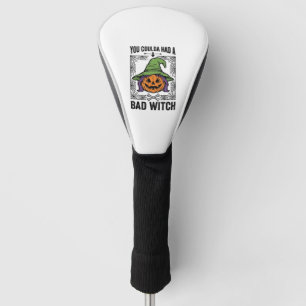 Böse Hexe Lustiger Halloween-Kürbis Hexe_1 Golf Headcover