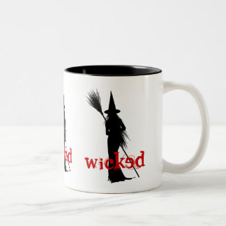 Böse Hexe Zweifarbige Tasse