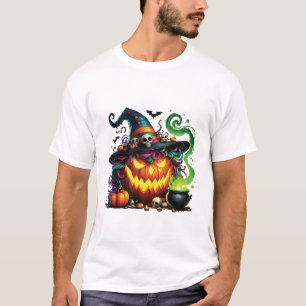 Böse Kürbisküchenhexe T-Shirt