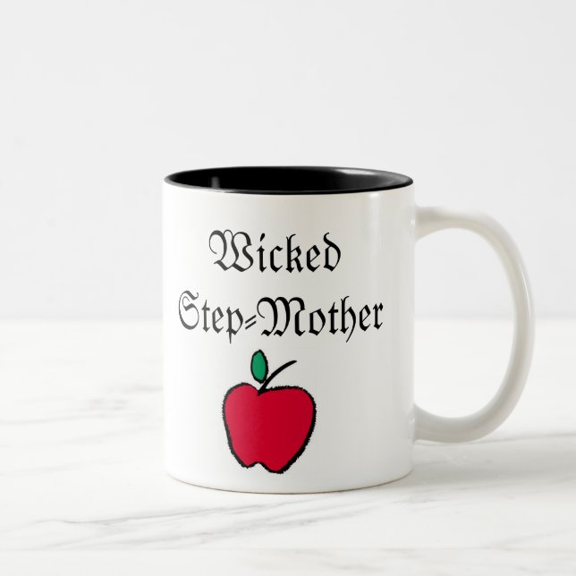 Böse Schritt-Mutter Zweifarbige Tasse (Rechts)