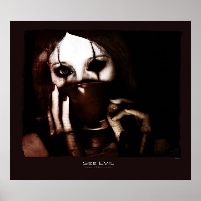 Böse sehen poster (Vorne)