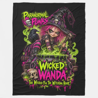 Böse Wanda - Paranormal Punks Fleece-Decke Fleecedecke
